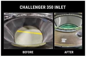 challenger 350 inlet repair